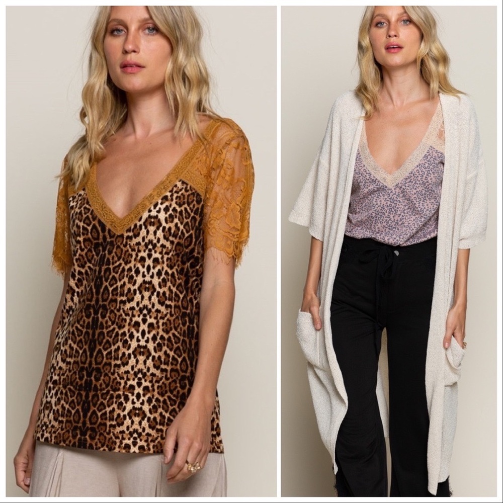 POL Leopard Printed Sweetheart Confession Tee - Picture 8 of 13